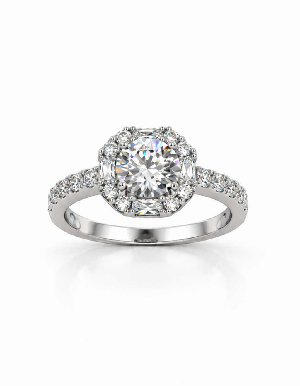 Soleil Halo Ring