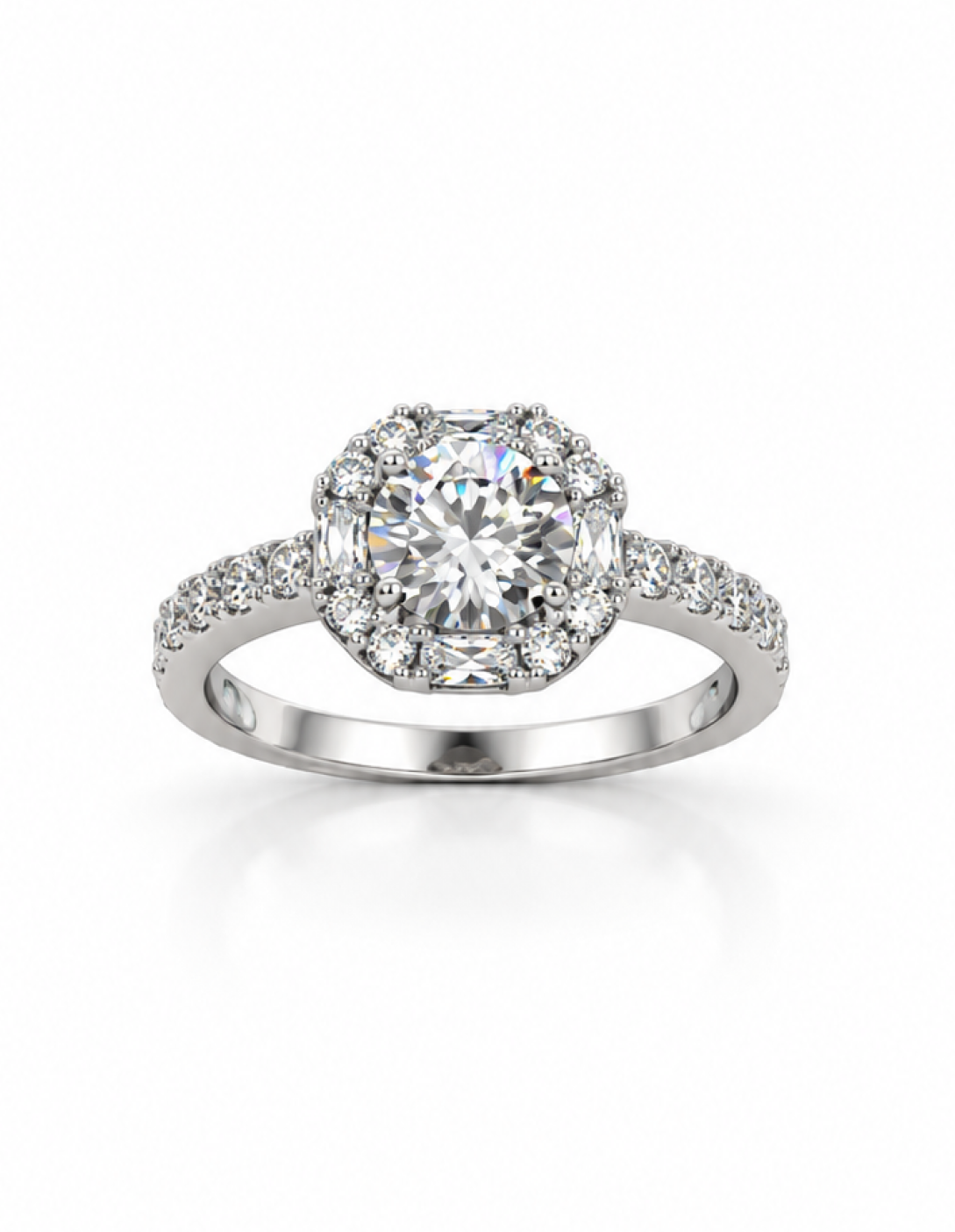 Soleil Halo Ring